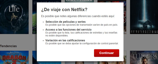 Diferencia entre el Netflix Mexicano vs Netflix USA.